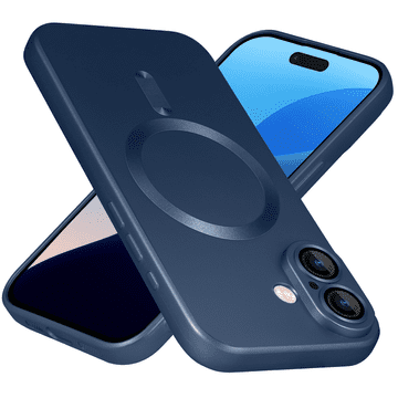 GS Ovitek za iPhone 16, ColorMag, za MagSafe, temno moder