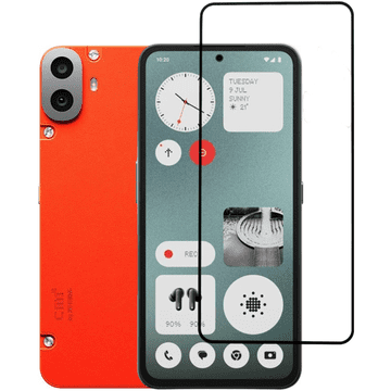 GS 3D kaljeno steklo za nič CMF Phone 1, črn okvir