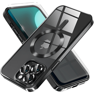 Overboard Ovitek za iPhone 16 Pro, Electro MagSafe, črn + zaščita za zaslon