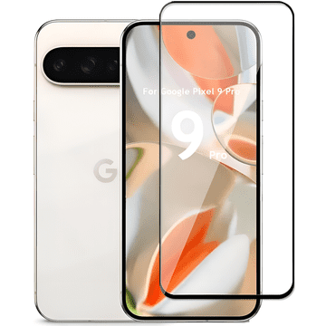 GS 3D kaljeno steklo za Google Pixel 9 Pro, črn okvir