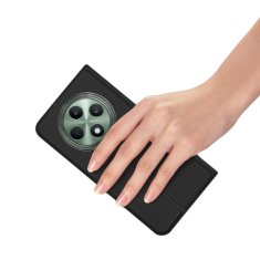 Dux Ducis Ovitek za Oppo Reno 12F / Oppo Reno 12FS, Skinpro, črn