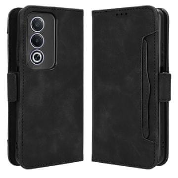 GS Preklopni ovitek za Oppo A80, reža za kartico, črn