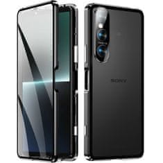 Overboard Magnetni stekleni ovitek za Sony Xperia 1 VI, črn