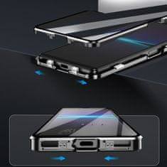 Overboard Magnetni stekleni ovitek za Sony Xperia 1 VI, črn