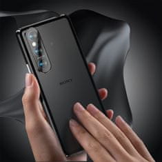 Overboard Magnetni stekleni ovitek za Sony Xperia 1 VI, črn
