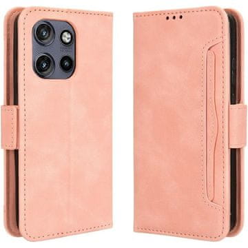 GS Ovitek za Motorola Edge 50 Neo / Motorola ThinkPhone 25, reža za kartico, roza