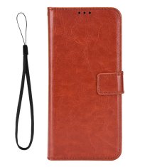 GS Ovitek denarnica Crazy Horse za Motorola Edge 50 Neo / Motorola ThinkPhone 25, rjav