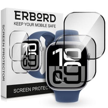 Overboard 2x hibridno steklo za Apple Watch 10/11 46 mm