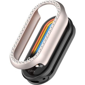 GS Ovitek Diamond za Xiaomi Smart Mi Band 9, bež
