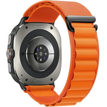 GS Najlonski pašček za Samsung Galaxy Watch Ultra 2/1, oranžen