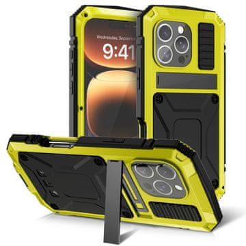JUST Oklepni ovitek za iPhone 16 Pro, , rumen