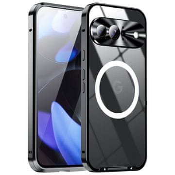 GS Zaščitni ovitek za kamero za Google Pixel 9, CamShield MagSafe, črn