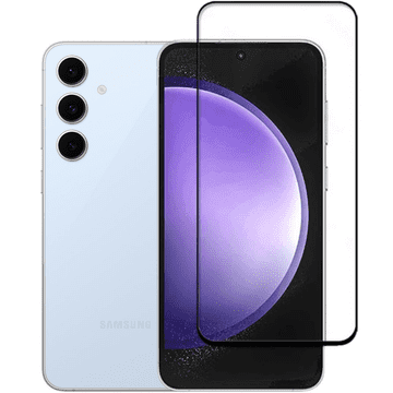 GS 3D kaljeno steklo za Samsung Galaxy S24 FE, črn okvir