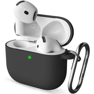 GS Silikonski ovitek za Apple Airpods 4, črn