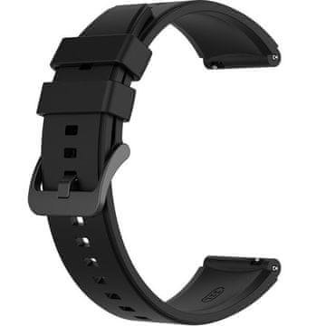 GS Silikonski pašček 22 mm univerzalni, črn