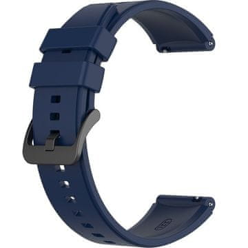 GS Silikonski pašček 22 mm univerzalni, temno moder