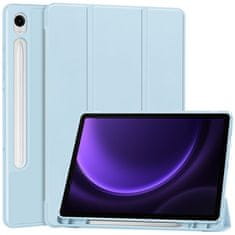 Overboard Ovitek za Samsung Galaxy Tab S10 Lite / S10 FE / S9 FE, Smartcase z držalom za pisalo, moder
