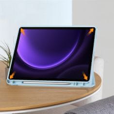 Overboard Ovitek za Samsung Galaxy Tab S10 Lite / S10 FE / S9 FE, Smartcase z držalom za pisalo, moder