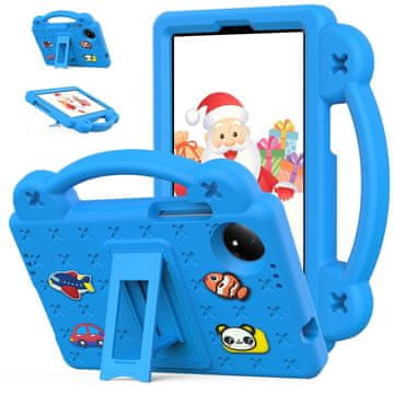 GS Ovitek za Xiaomi Redmi Pad SE 8.7", Cute Patterns, s stojalom, moder