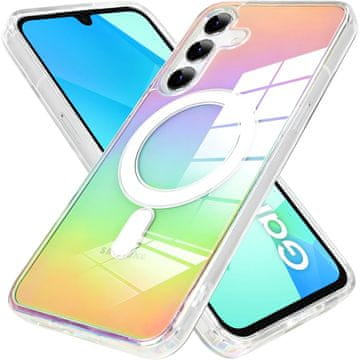 GS Ovitek za Samsung Galaxy A16 / A16 5G Fusion Hybrid z MagSafe, večbarven + zaščitno steklo 9H
