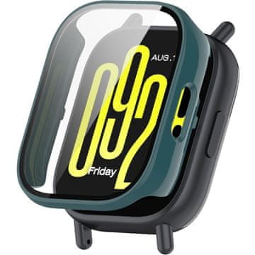 GS Ovitek 2 v 1 + kaljeno steklo za Xiaomi Redmi Watch 5 Lite, zelen