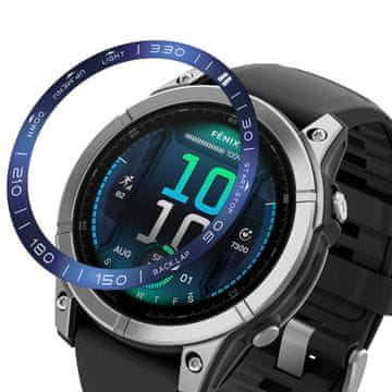 GS Zaščitni obroč za Garmin Fenix 8 51 mm, moder