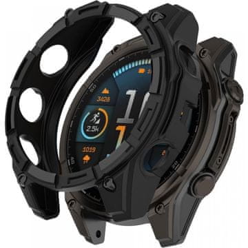 GS Ovitek za Garmin Fenix 8 47 mm, črn