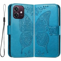 GS Ovitek za Oppo A40 / Oppo A40m, metuljček, moder
