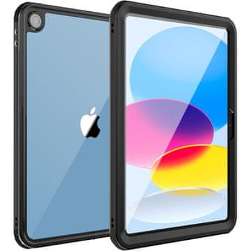GS Vodoodporno ohišje IP68 za iPad 11" 2025 A16 (11. gen.) / iPad 10.9" 2022 (10. gen.), črno
