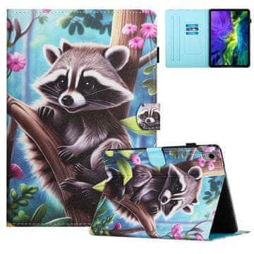 GS Ovitek za iPad 11" 2025 A16 (11. gen.) / iPad 10.9" 2022 (10. gen.), z zavihkom, rakun