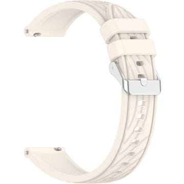 GS Univerzalni silikonski pašček 18 mm, bež