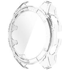 GS Ovitek 2 v 1 + kaljeno steklo za Garmin Fenix 8 43 mm, prozoren