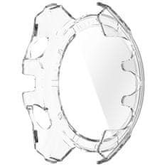 GS Ovitek 2 v 1 + kaljeno steklo za Garmin Fenix 8 43 mm, prozoren