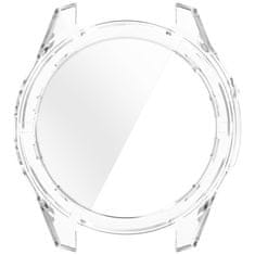 GS Ovitek 2 v 1 + kaljeno steklo za Garmin Fenix 8 43 mm, prozoren