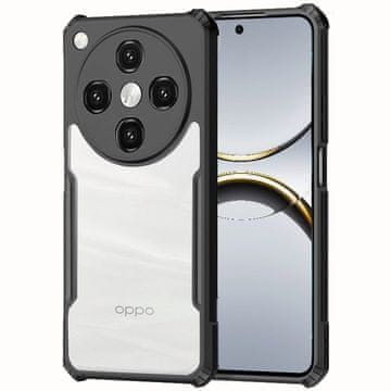 Overboard Ovitek za Oppo Find X8 Pro, hibridni z zaščito pred padci, črn