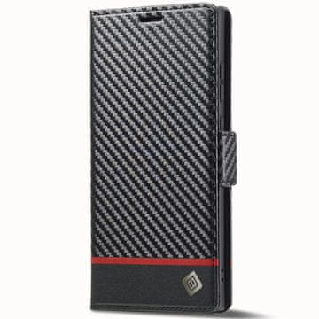 LC.IMEEKE Ovitek za Samsung Galaxy S25 Ultra, karbonski, , črn