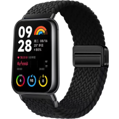 GS Najlonski pašček za Xiaomi Smart Band 8 Pro / Xiaomi Smart Band 9 Pro, črne barve