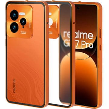 GS Ovitek za Realme GT 7 Pro, oranžen