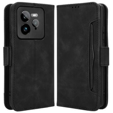 GS Realme GT 7 Pro preklopni ovitek, reža za kartico, črna