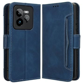 GS Realme GT 7 Pro preklopni ovitek, reža za kartico, temno moder