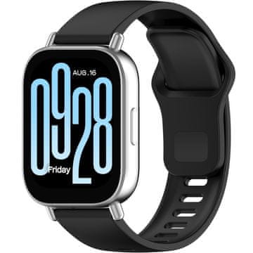 GS Silikonski pašček za univerzalni 22 mm, črn