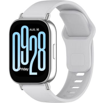 GS Silikonski pašček za univerzalni 22 mm, siv