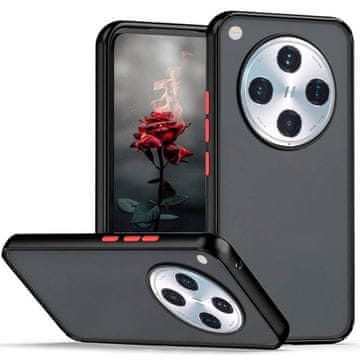GS Silikonski ovitek za Oppo Find X8 Pro, z zaščito kamere, prozoren/črn