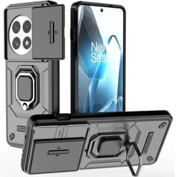 Overboard Ovitek za OnePlus 13, stojalo za kamero s stojalo, črn