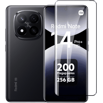 GS 3D kaljeno steklo za Xiaomi Redmi Note 14 Pro+ 5G, črn okvir
