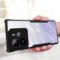 Overboard Ovitek za Xiaomi Redmi Note 14 5G, hibridni z zaščito pred padci, črn