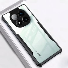 Overboard Ovitek za Xiaomi Redmi Note 14 Pro 5G / Xiaomi Poco X7 5G, hibridni z zaščito pred padci, črn