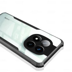 Overboard Ovitek za Xiaomi Redmi Note 14 Pro+ 5G, hibridni z zaščito pred padci, črn