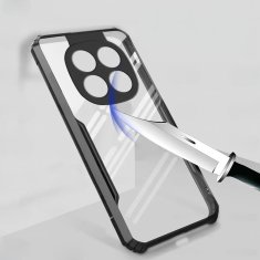 Overboard Ovitek za Xiaomi Redmi Note 14 Pro+ 5G, hibridni z zaščito pred padci, črn