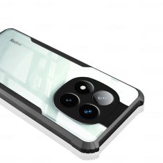 Overboard Ovitek za Xiaomi Redmi Note 14 Pro 5G / Xiaomi Poco X7 5G, hibridni z zaščito pred padci, črn